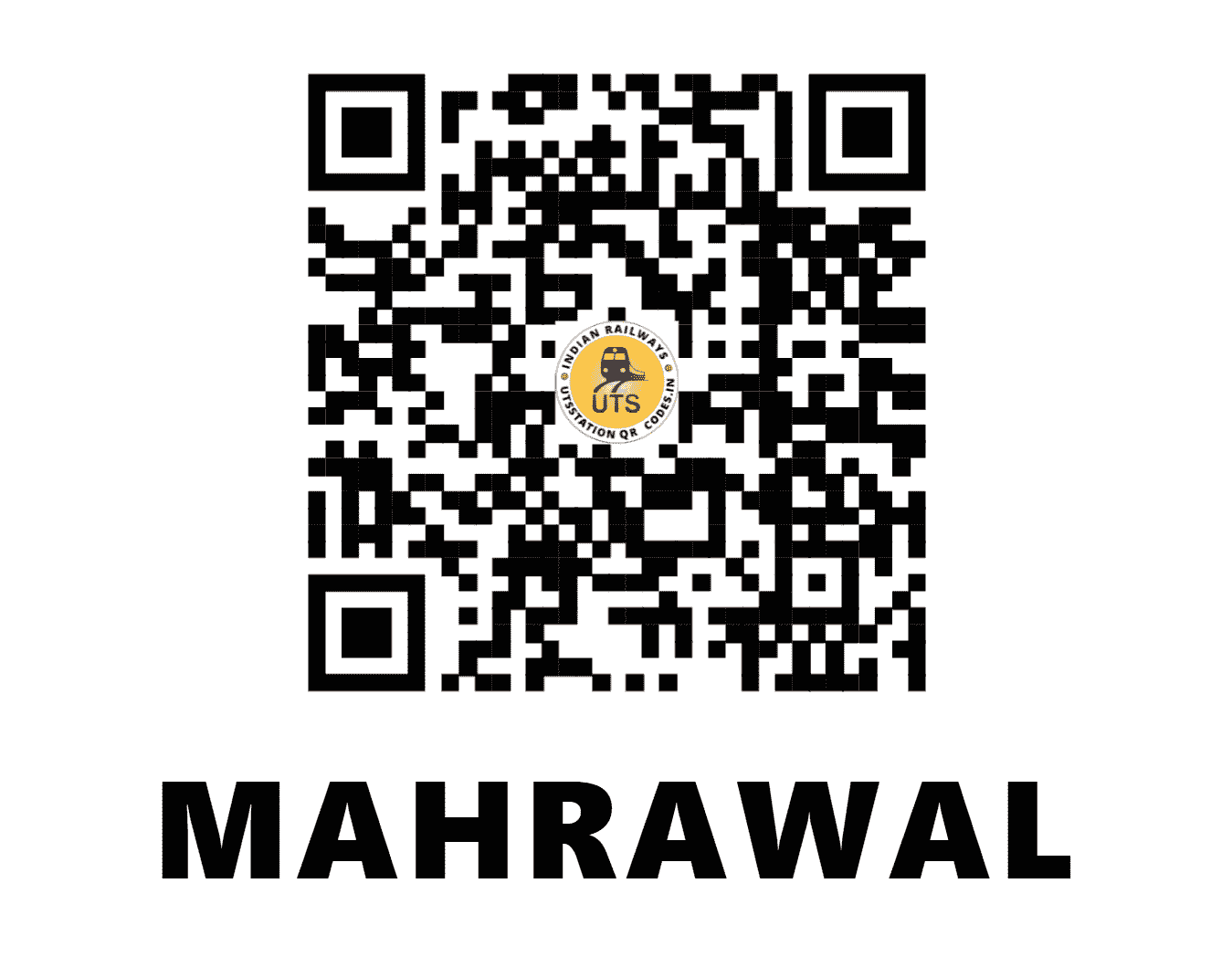 UTS QR Code for MAHRAWAL - MWUE (NC - UTTAR PRADESH)